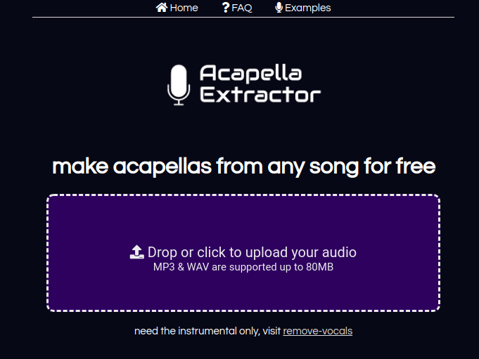 Acapella Extractor preview