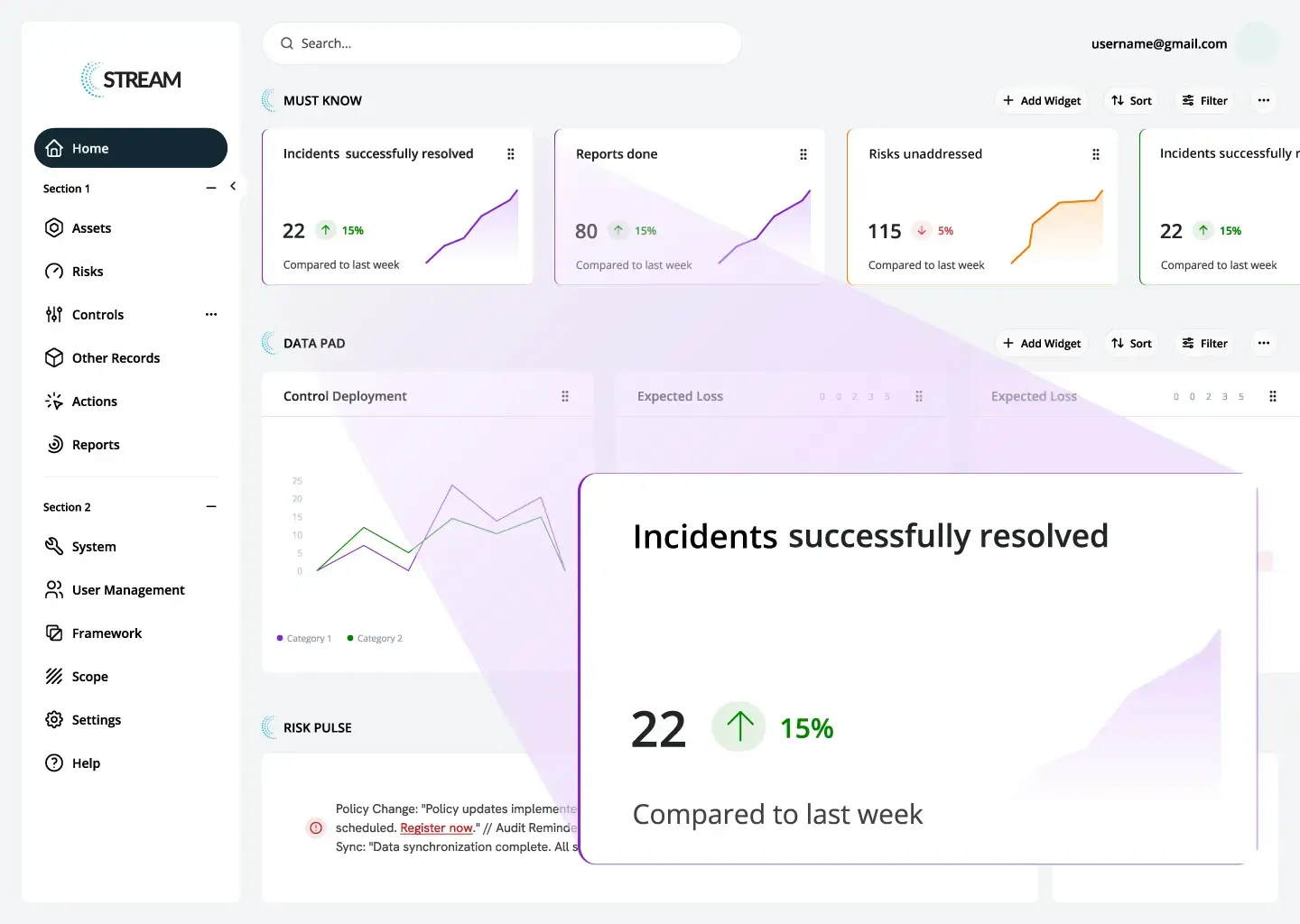 Acuity Risk Management STREAM preview