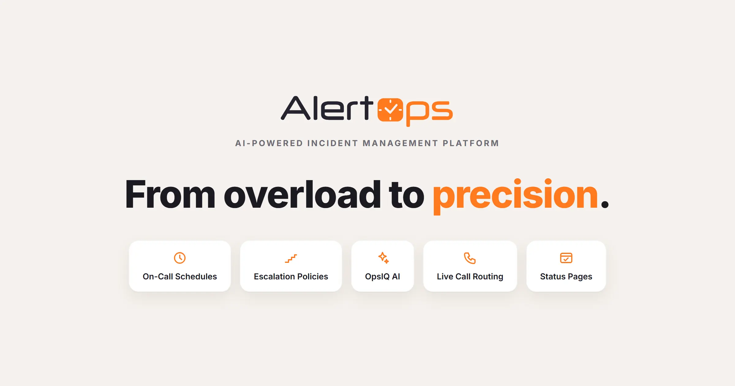 AlertOps preview