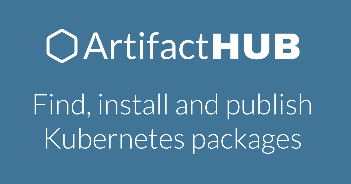 Artifact Hub preview
