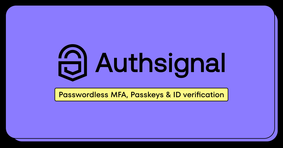 AuthSignal preview