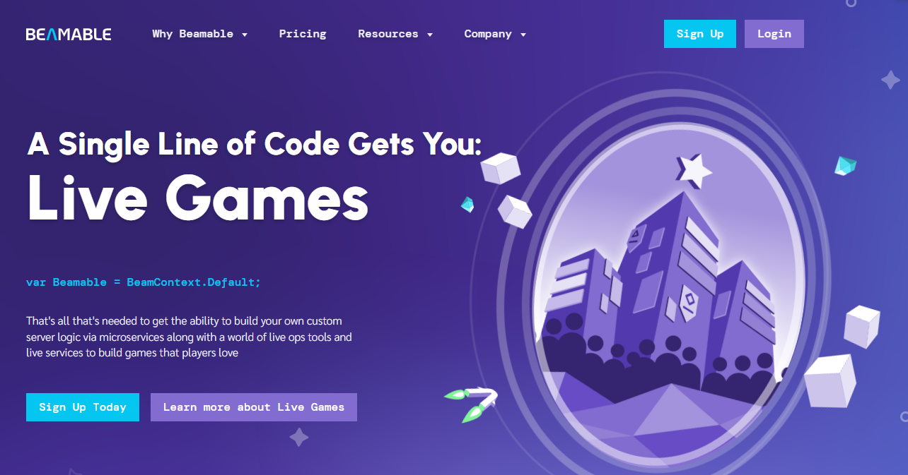 Beamable preview
