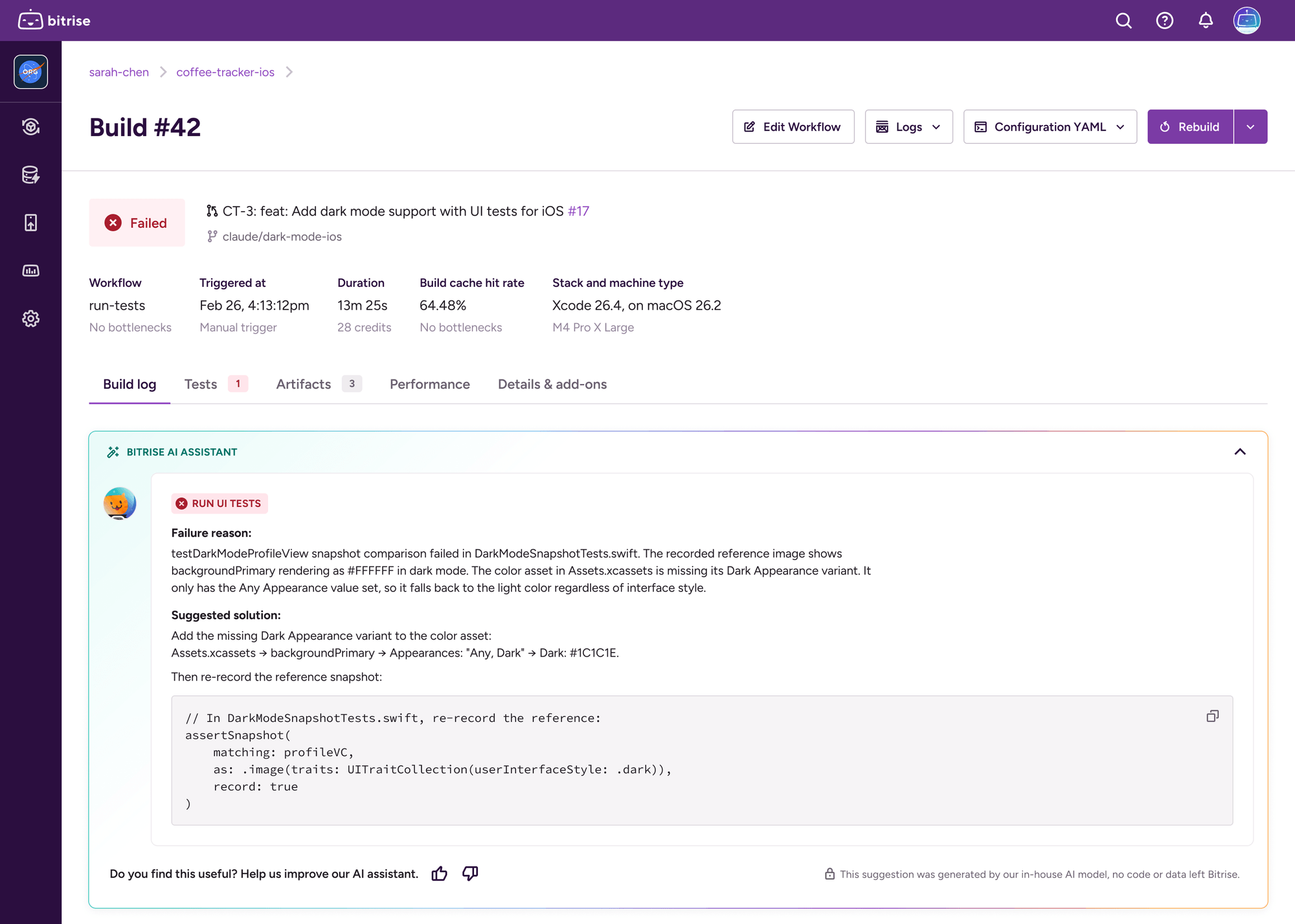 Bitrise preview