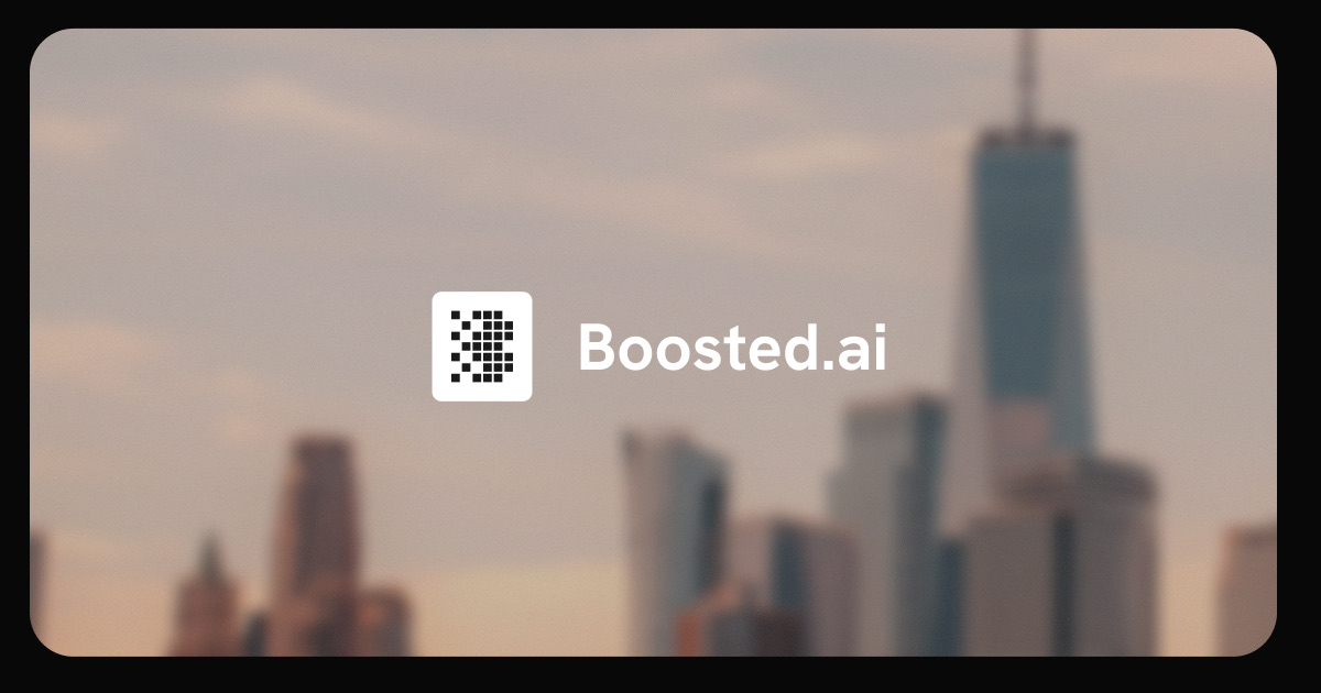 Boosted.ai preview