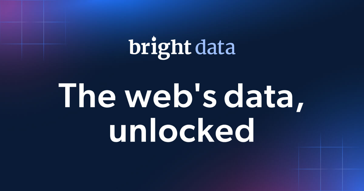 Bright Data preview