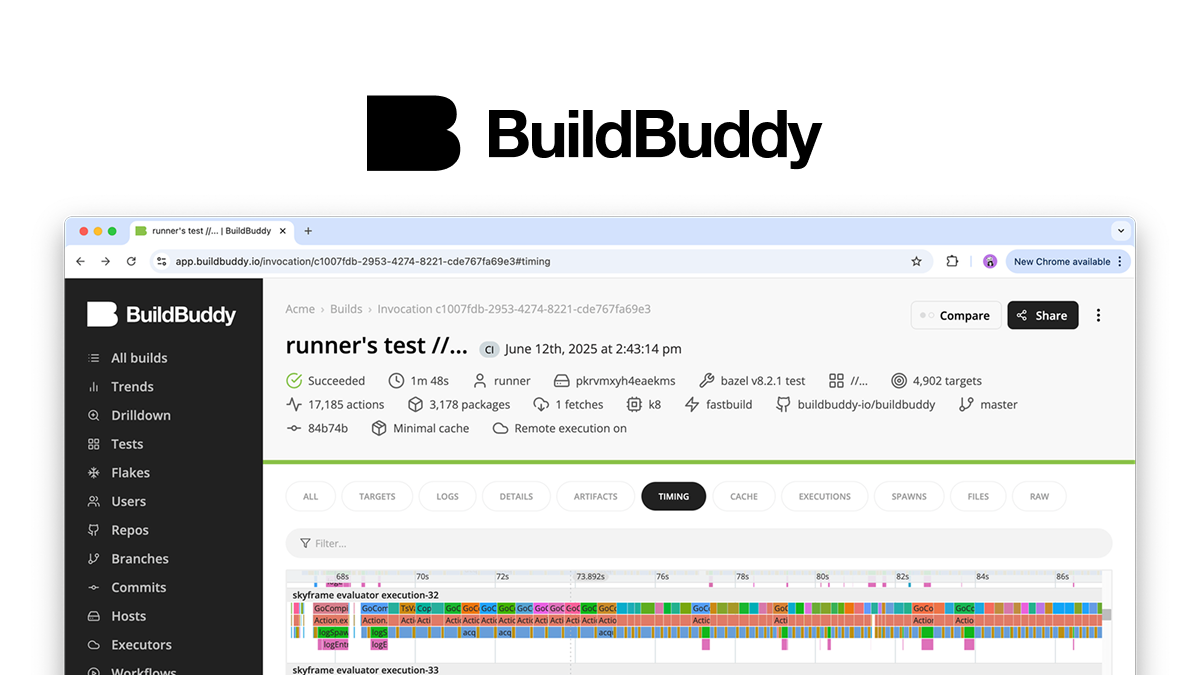 BuildBuddy preview