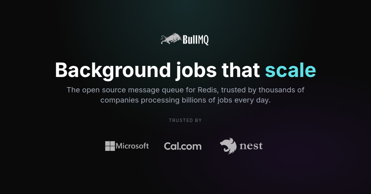 BullMQ preview