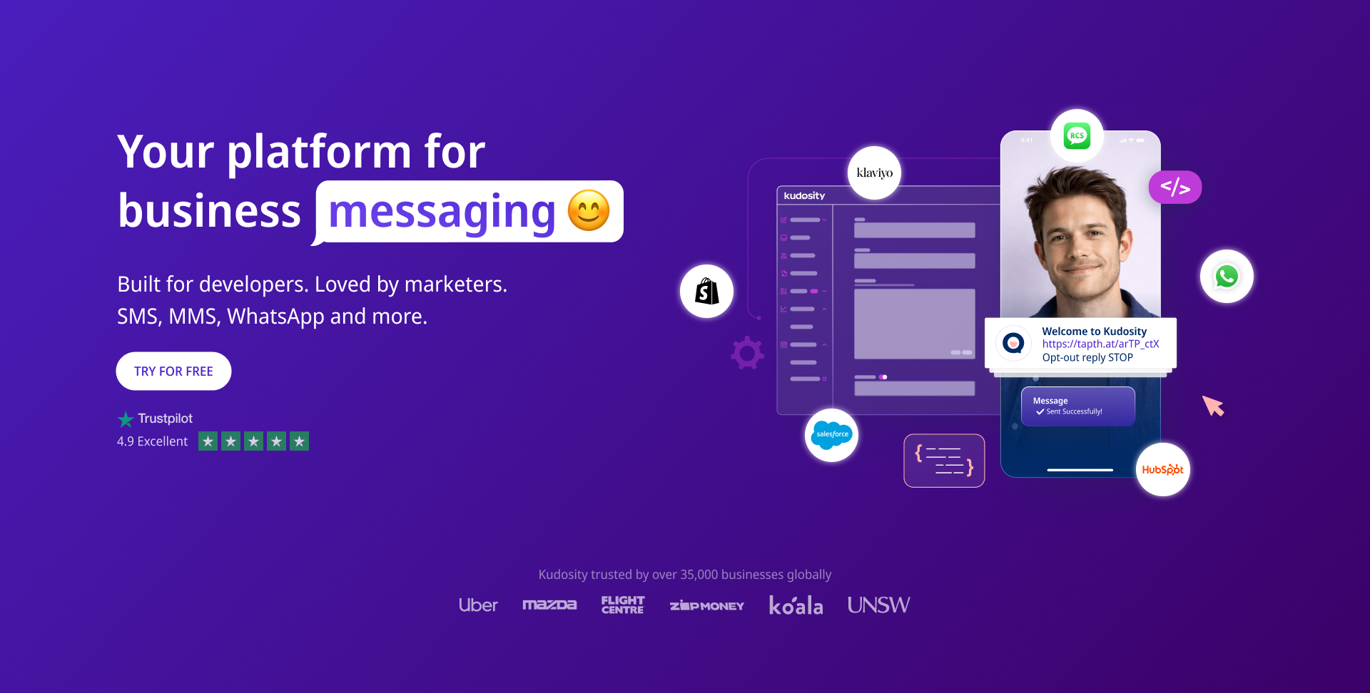 Burst SMS preview