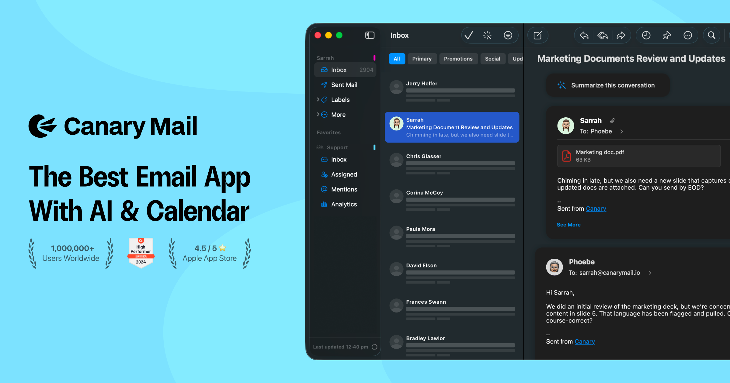 Canary Mail preview