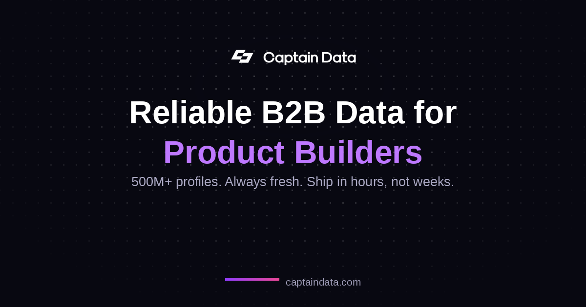 Captain Data preview