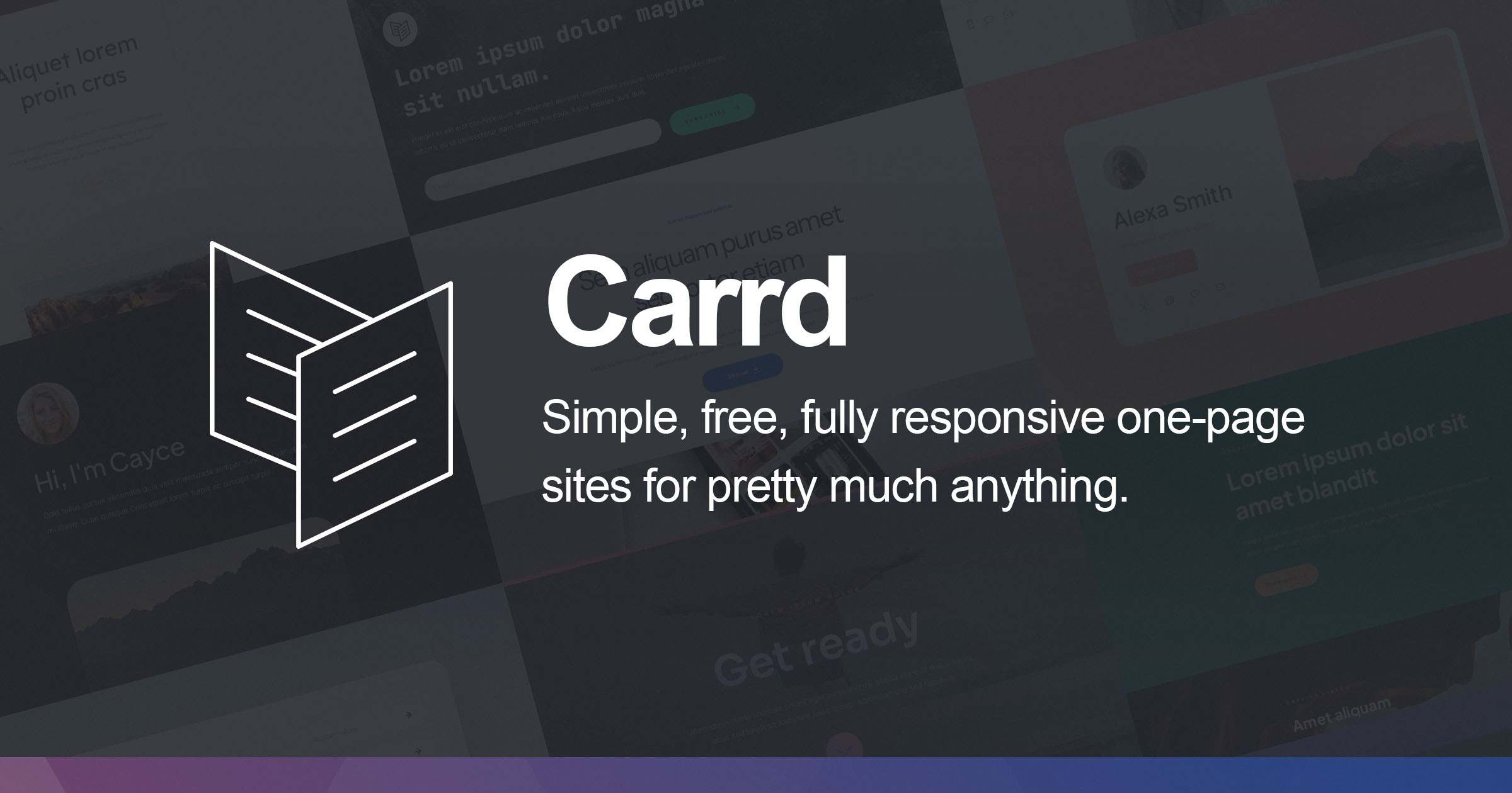 Carrd preview