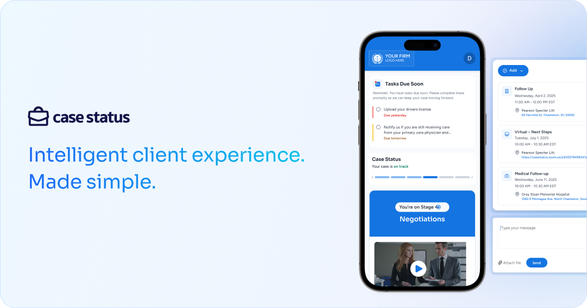 Case Status Client Portal preview