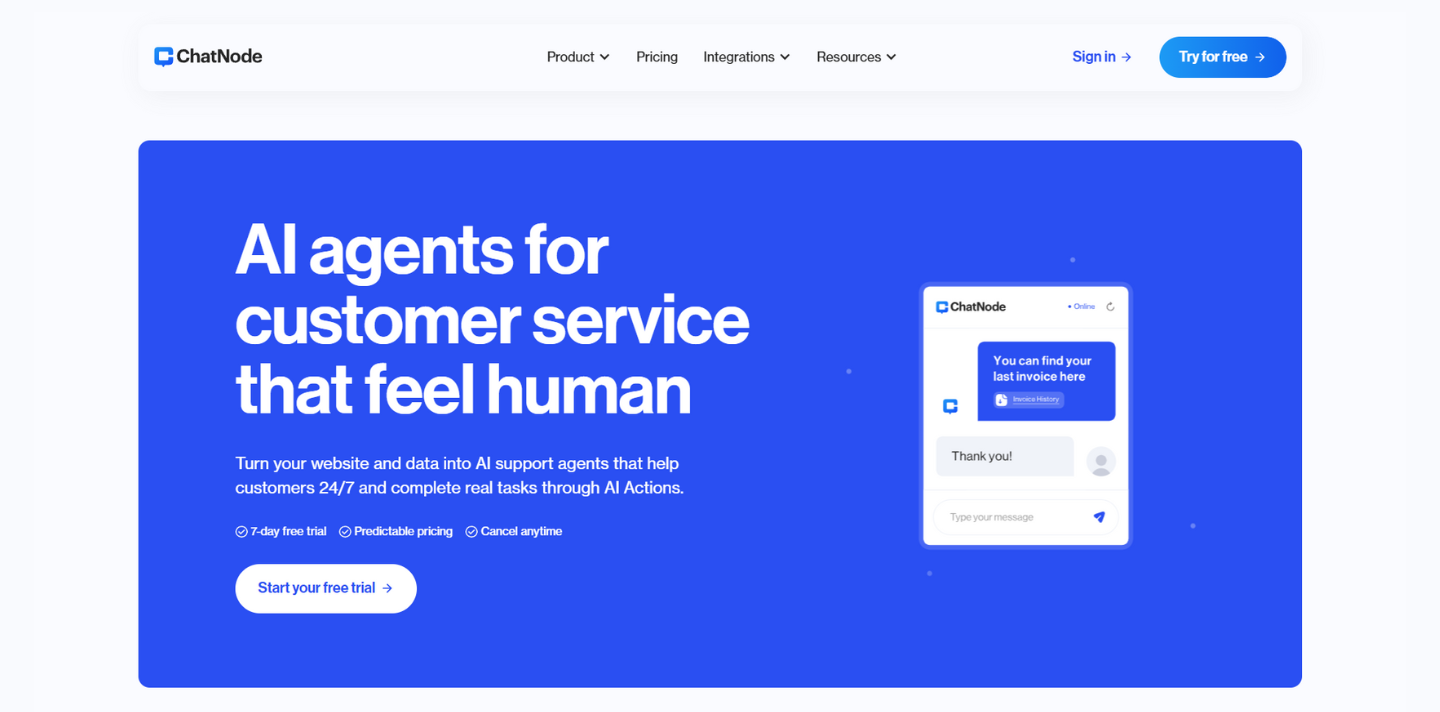 ChatNode preview