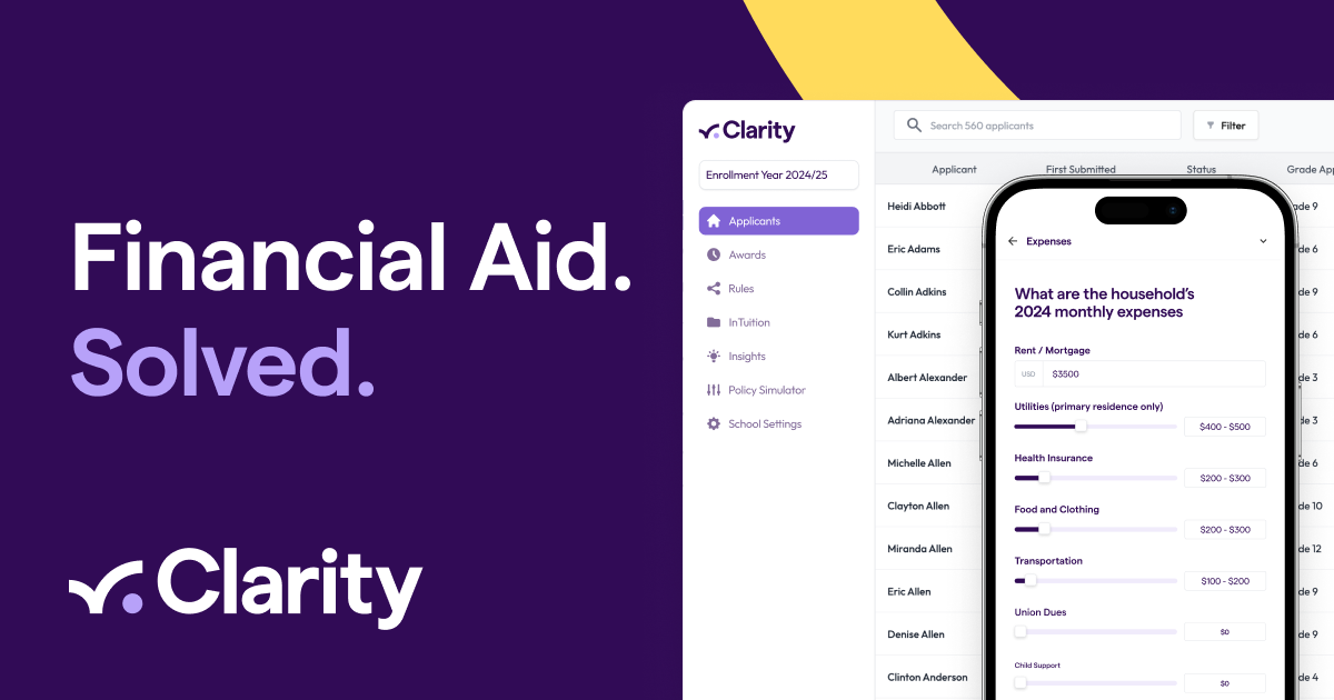 Clarity School Management preview
