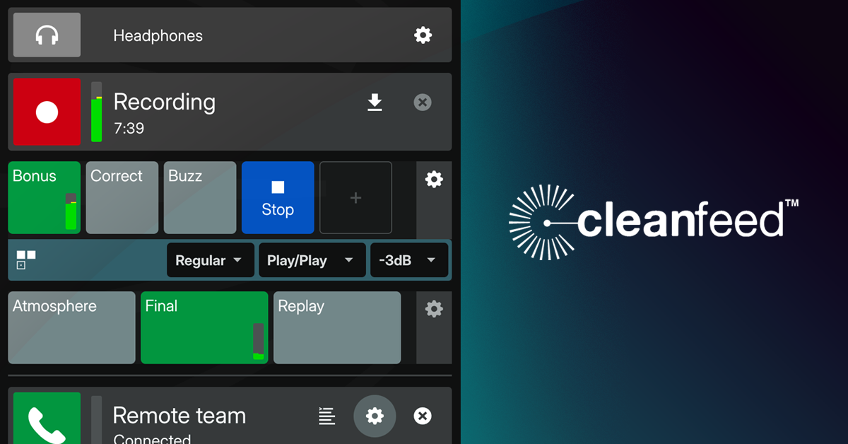 Cleanfeed preview