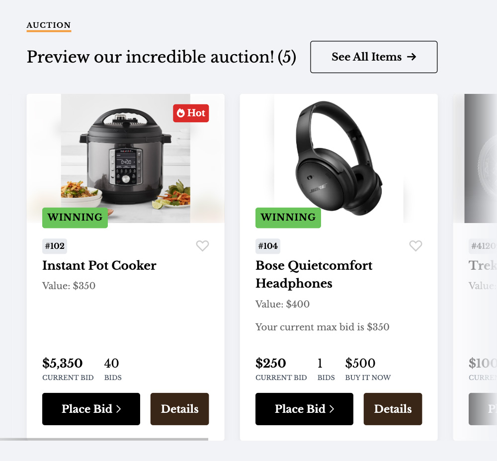 Clickbid preview