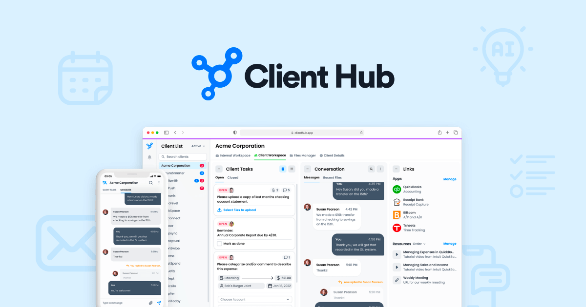 ClientHub preview
