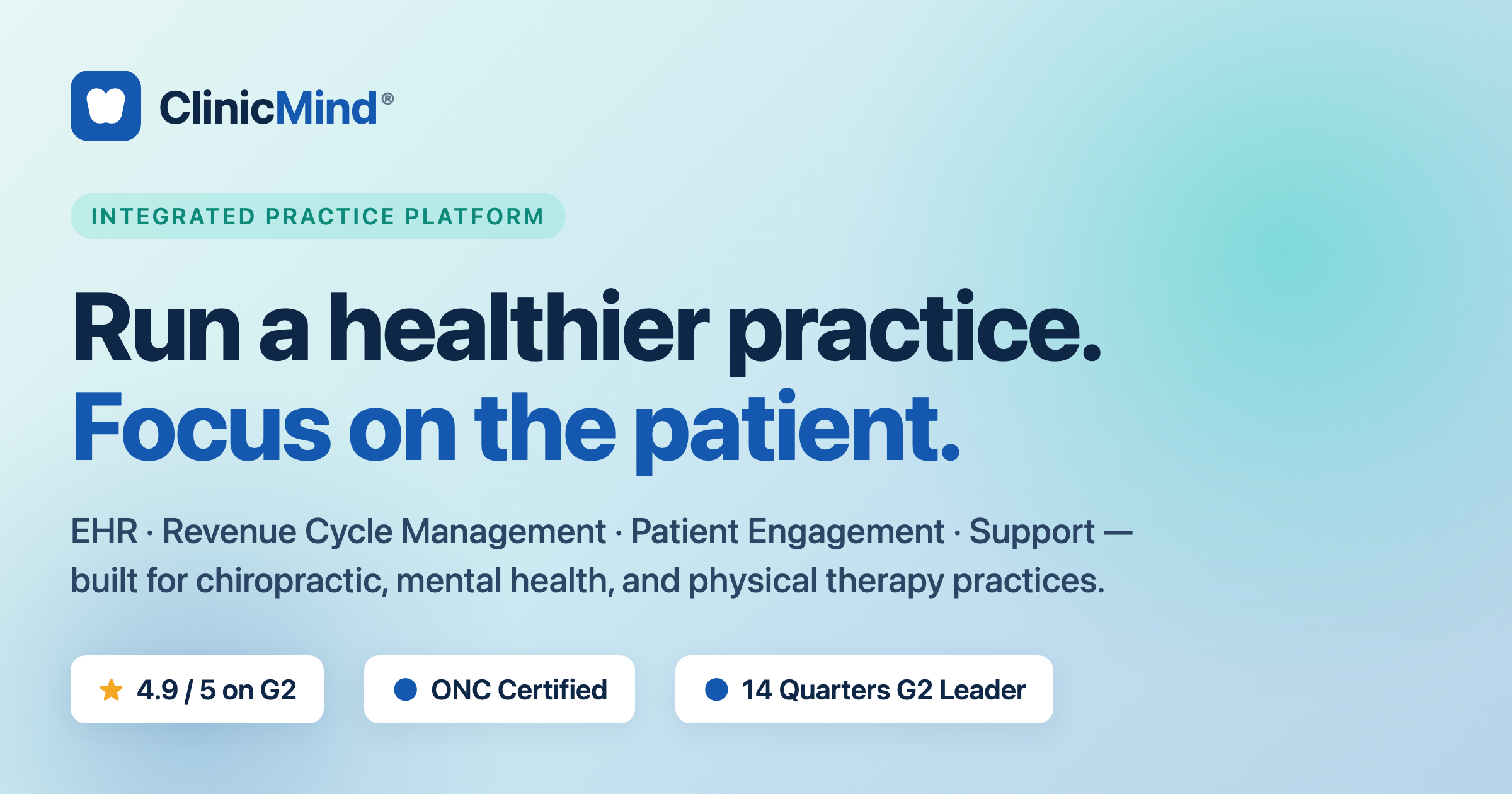 ClinicMind preview