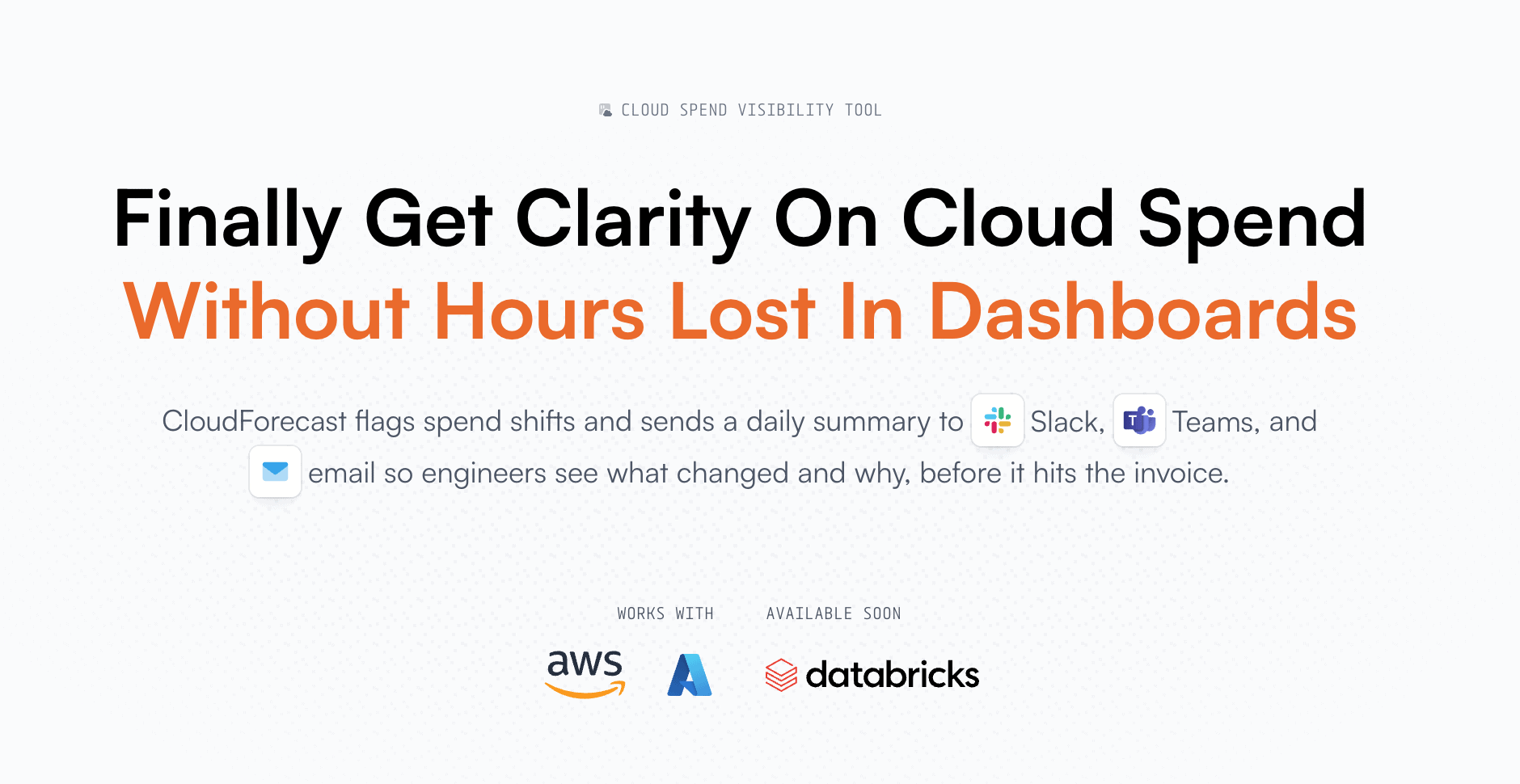 CloudForecast preview
