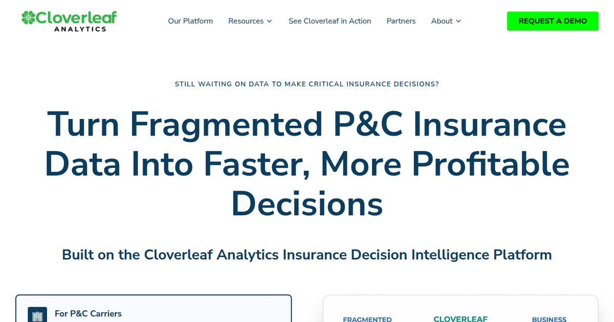 Cloverleaf Analytics preview