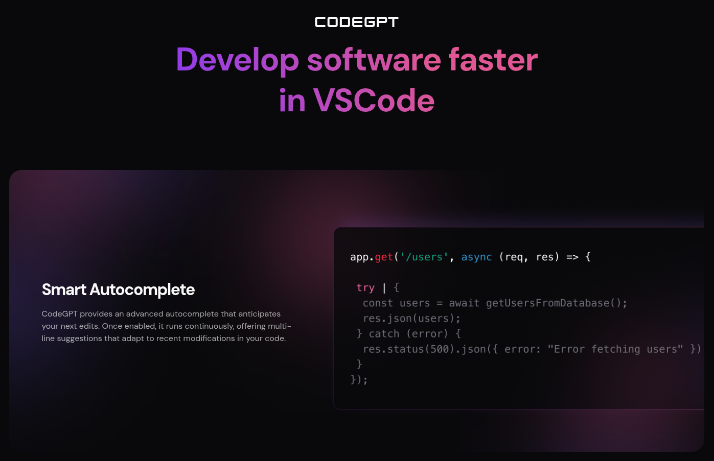 CodeGPT preview