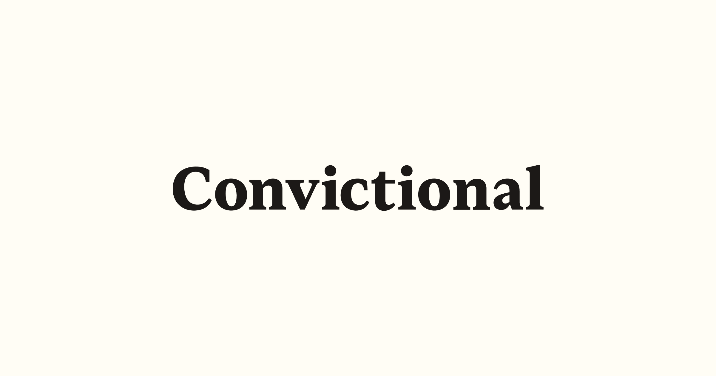 Convictional preview