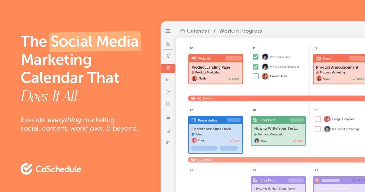 CoSchedule preview