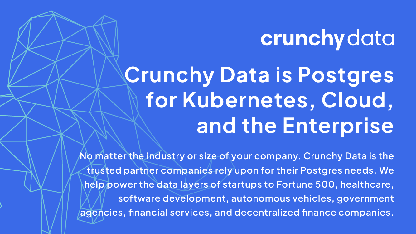 Crunchy Data preview