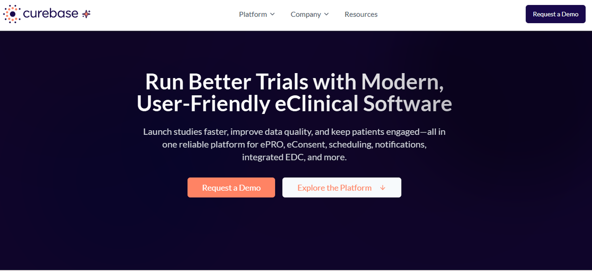Curebase preview