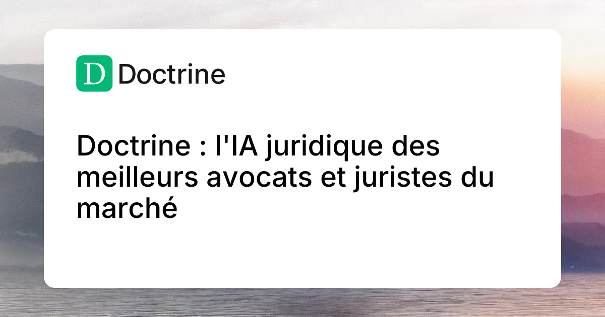 Doctrine preview