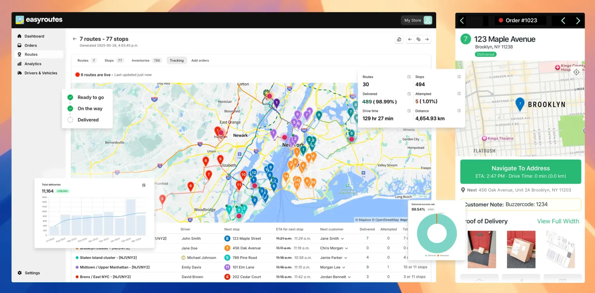 EasyRoutes preview
