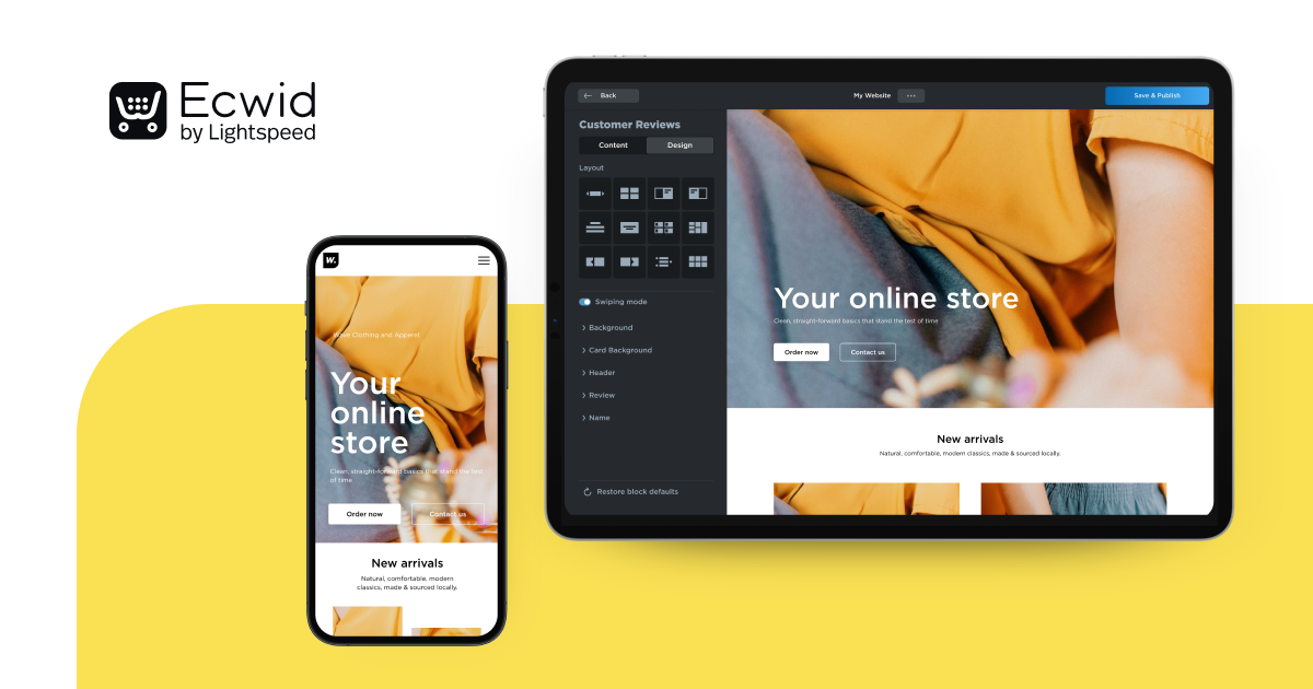 Ecwid preview