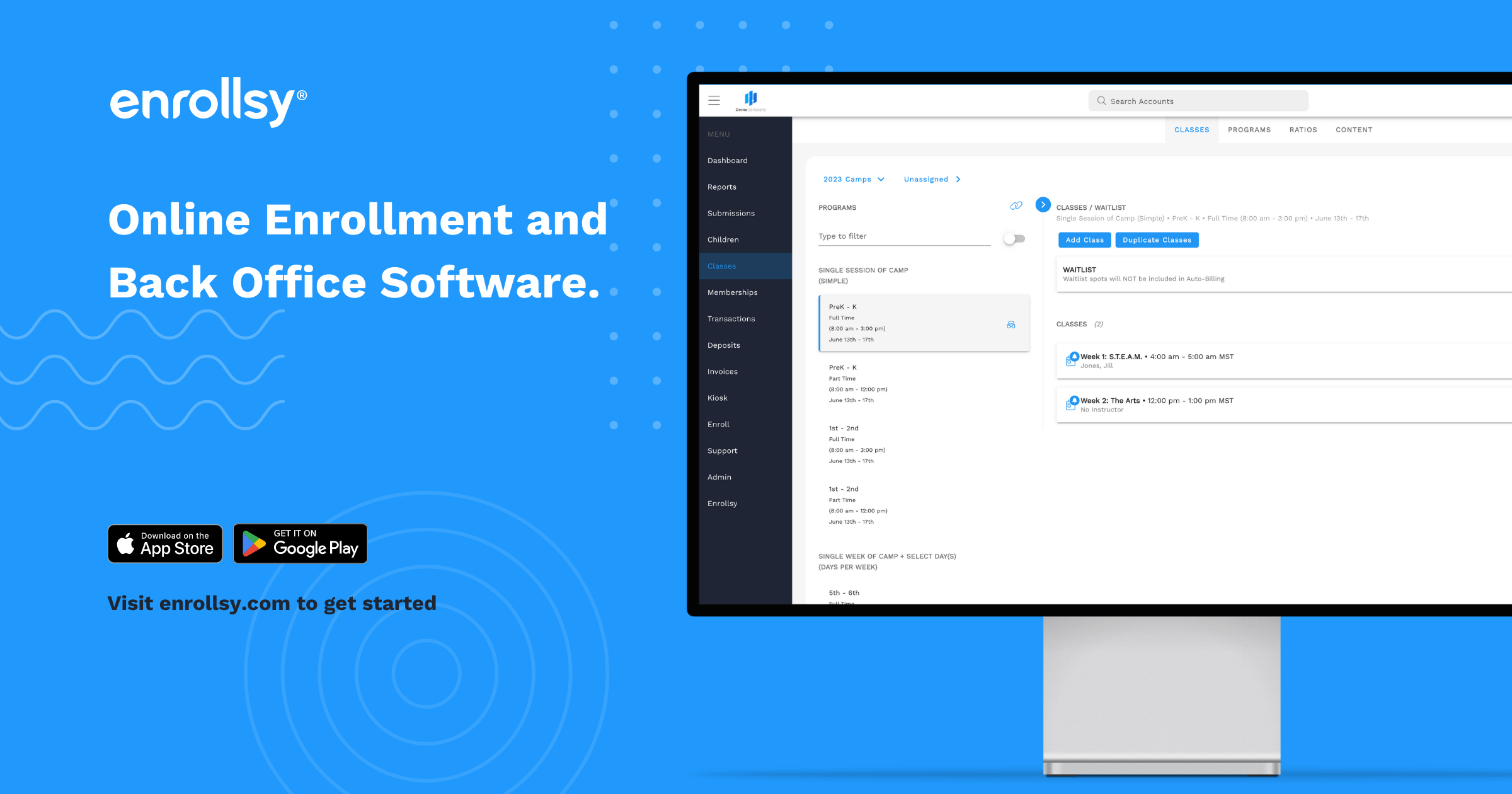 Enrollsy preview