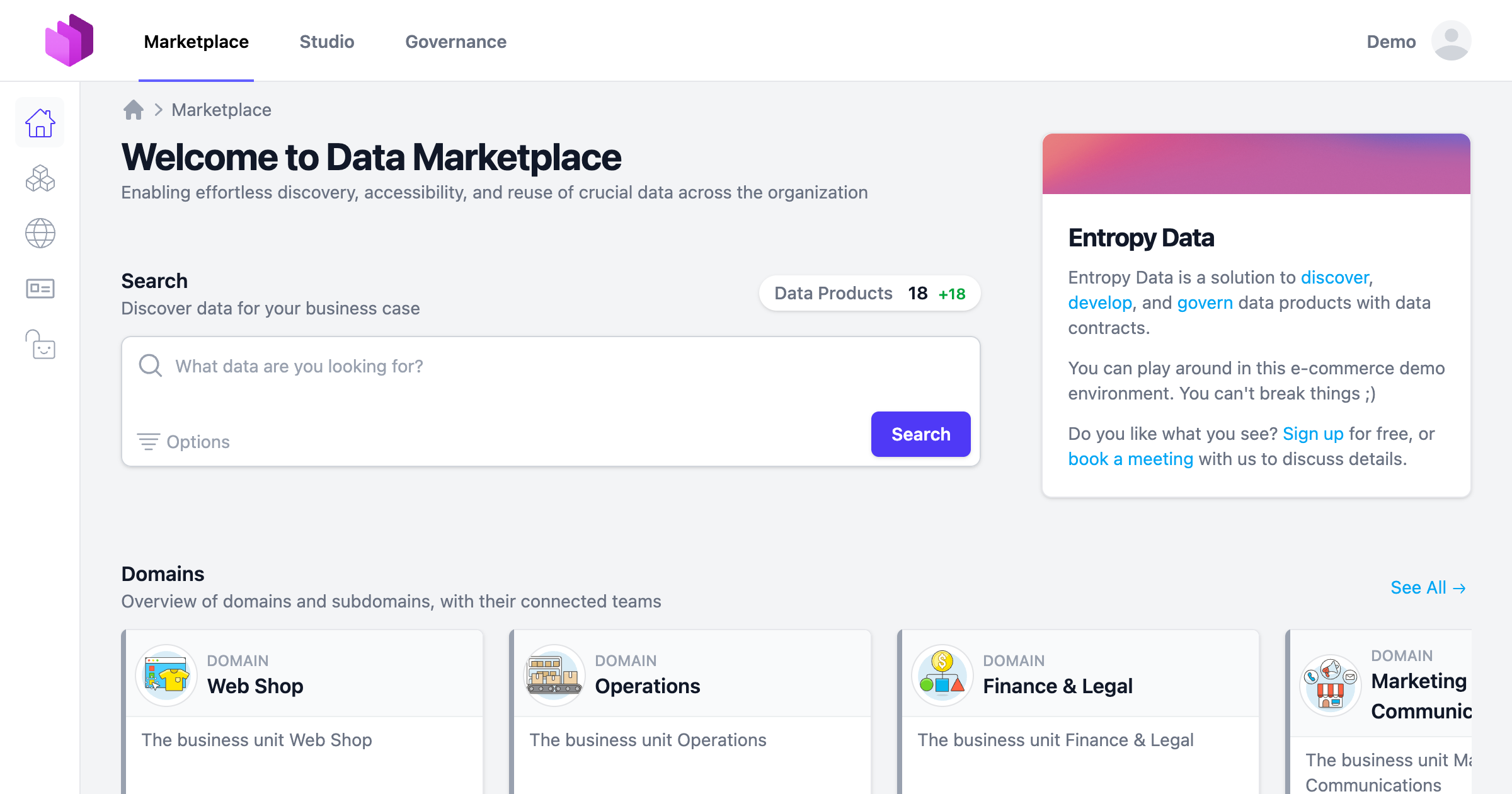 Entropy Data preview