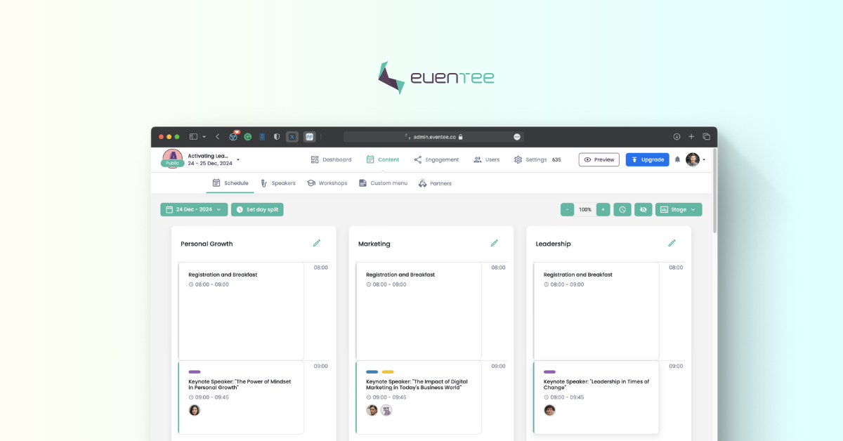 Eventee preview