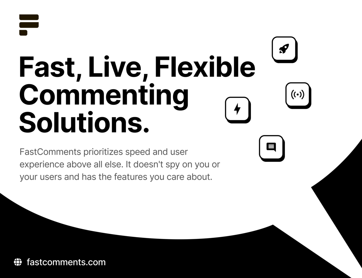 FastComments preview