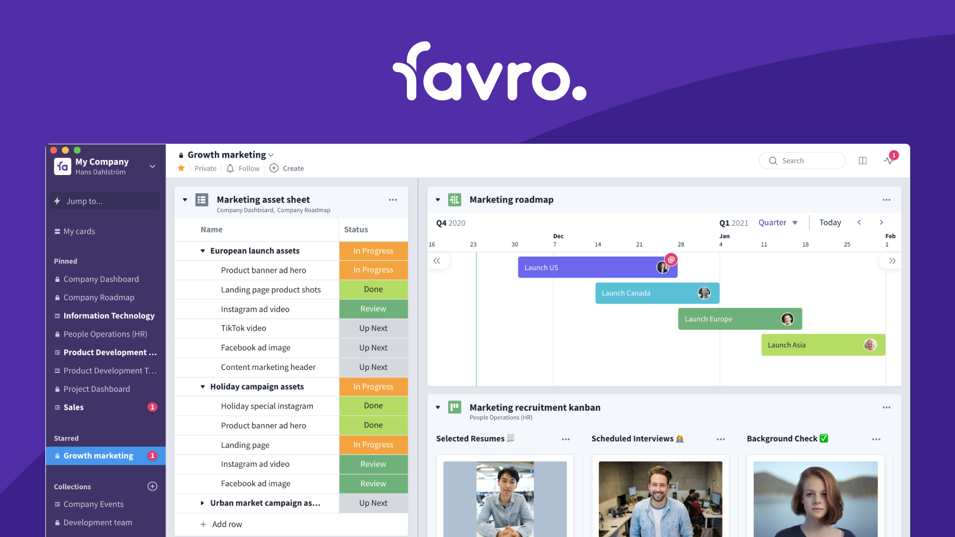 Favro preview