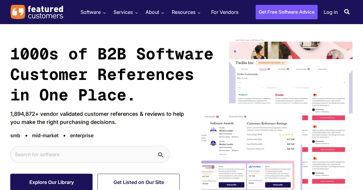 FeaturedCustomers preview