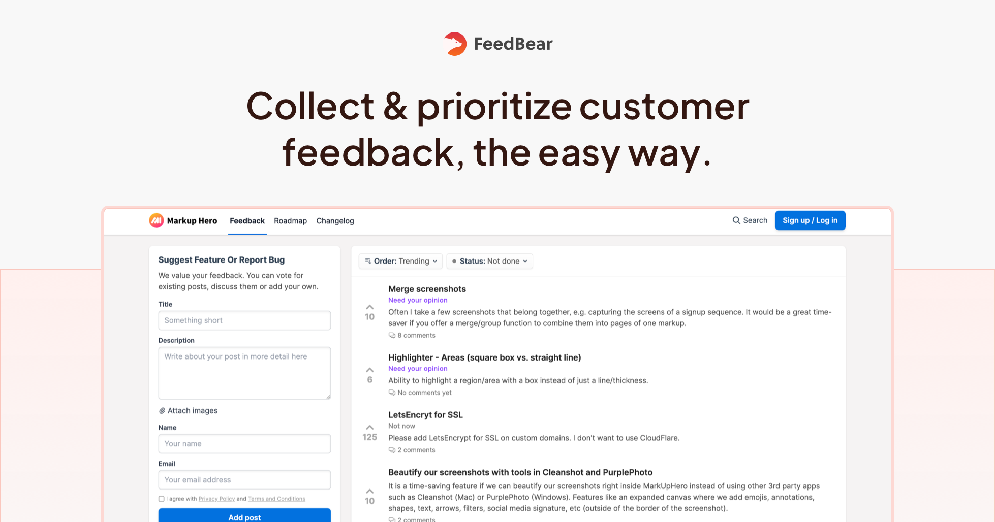 Feedbear preview