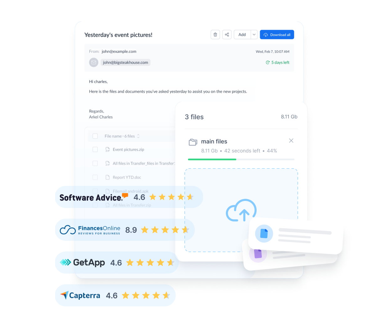 Filemail preview