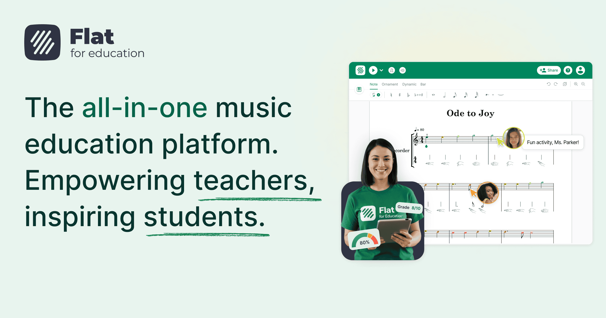 Flat for Education preview