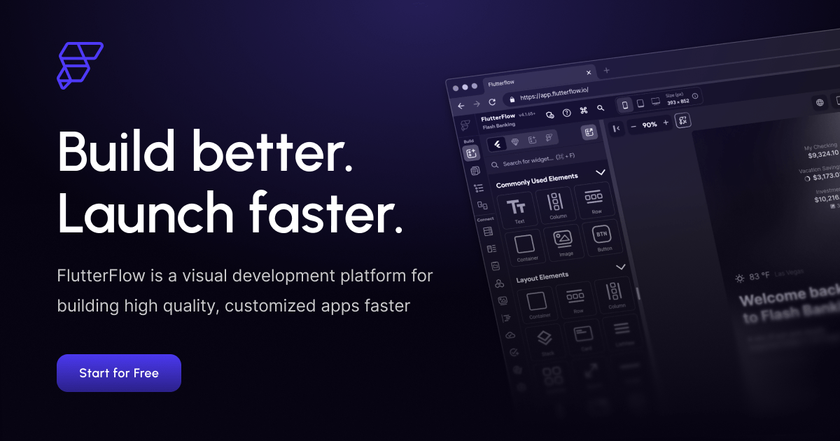 FlutterFlow preview