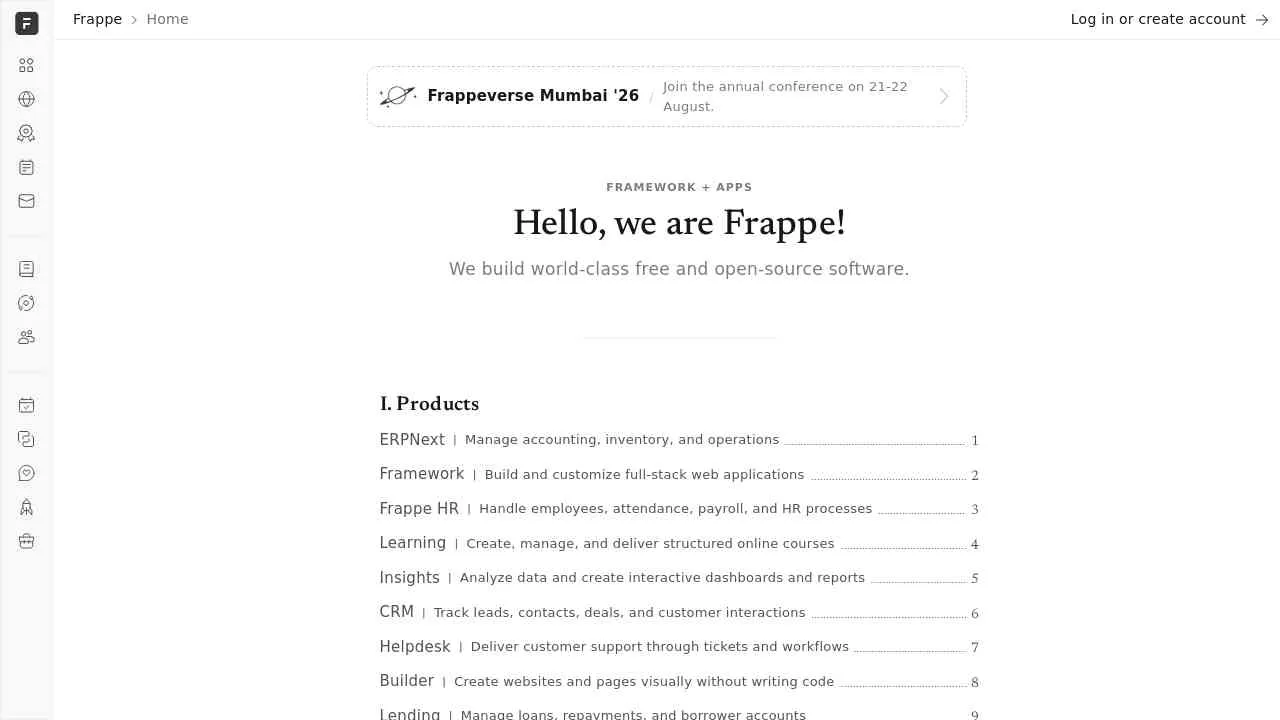 Frappe Restaurant ERP preview