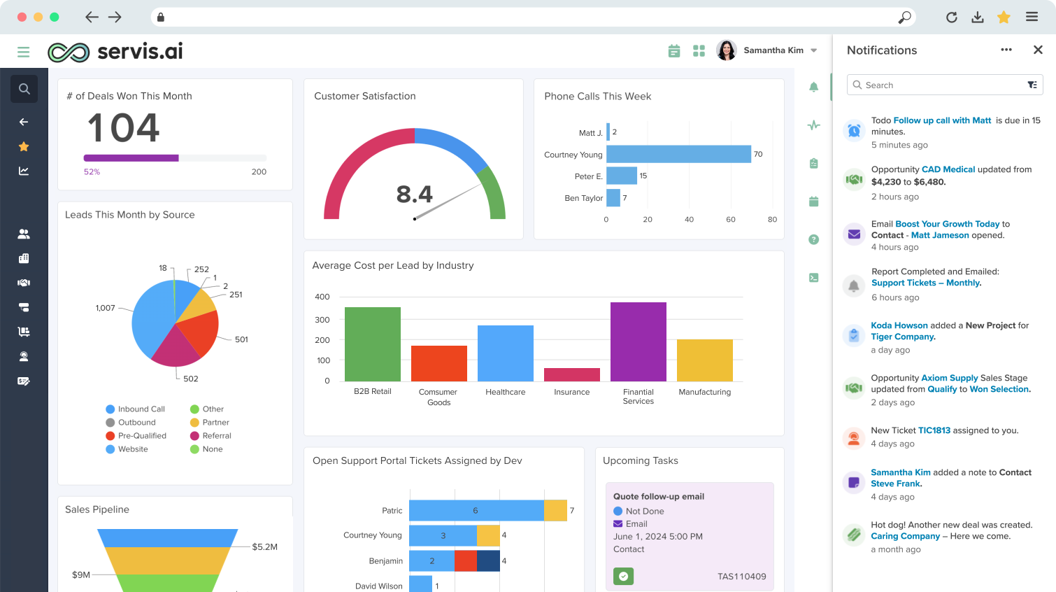 FreeAgent CRM preview