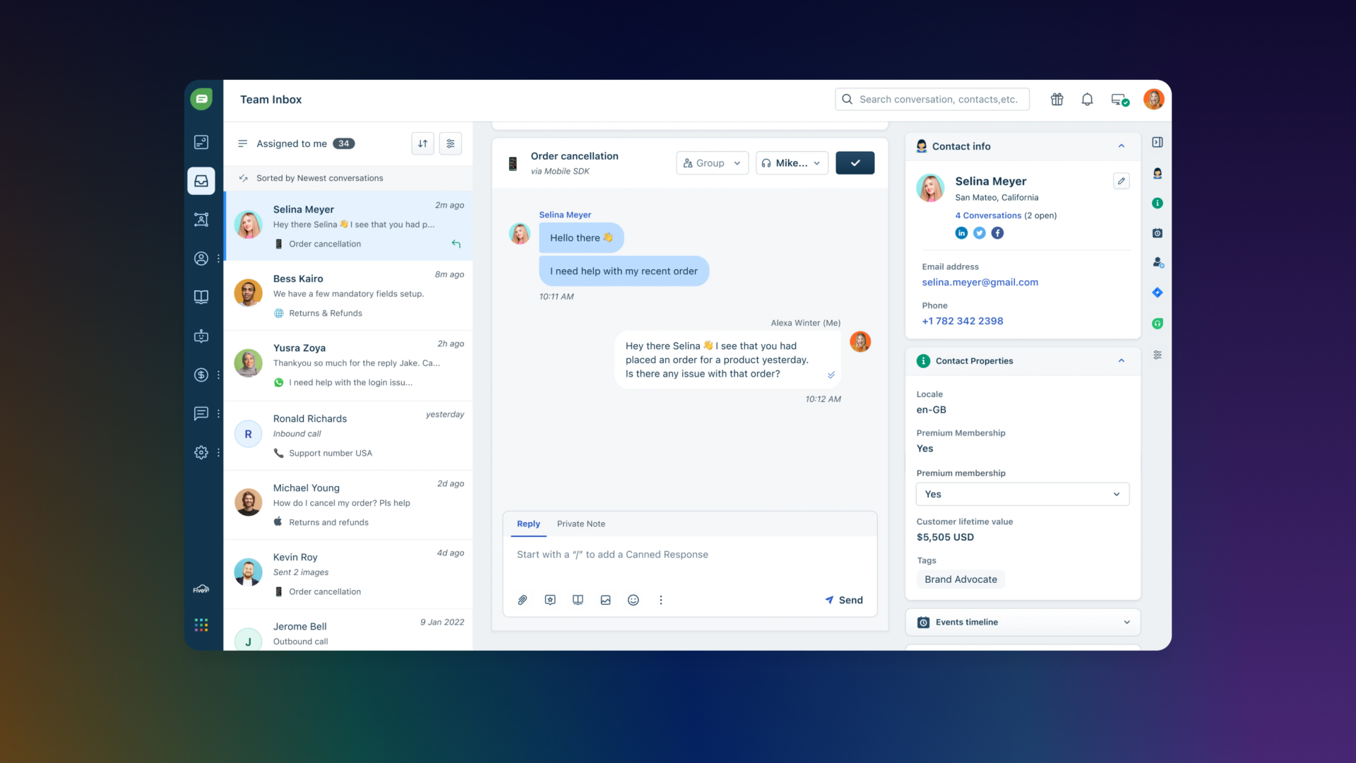 Freshchat preview