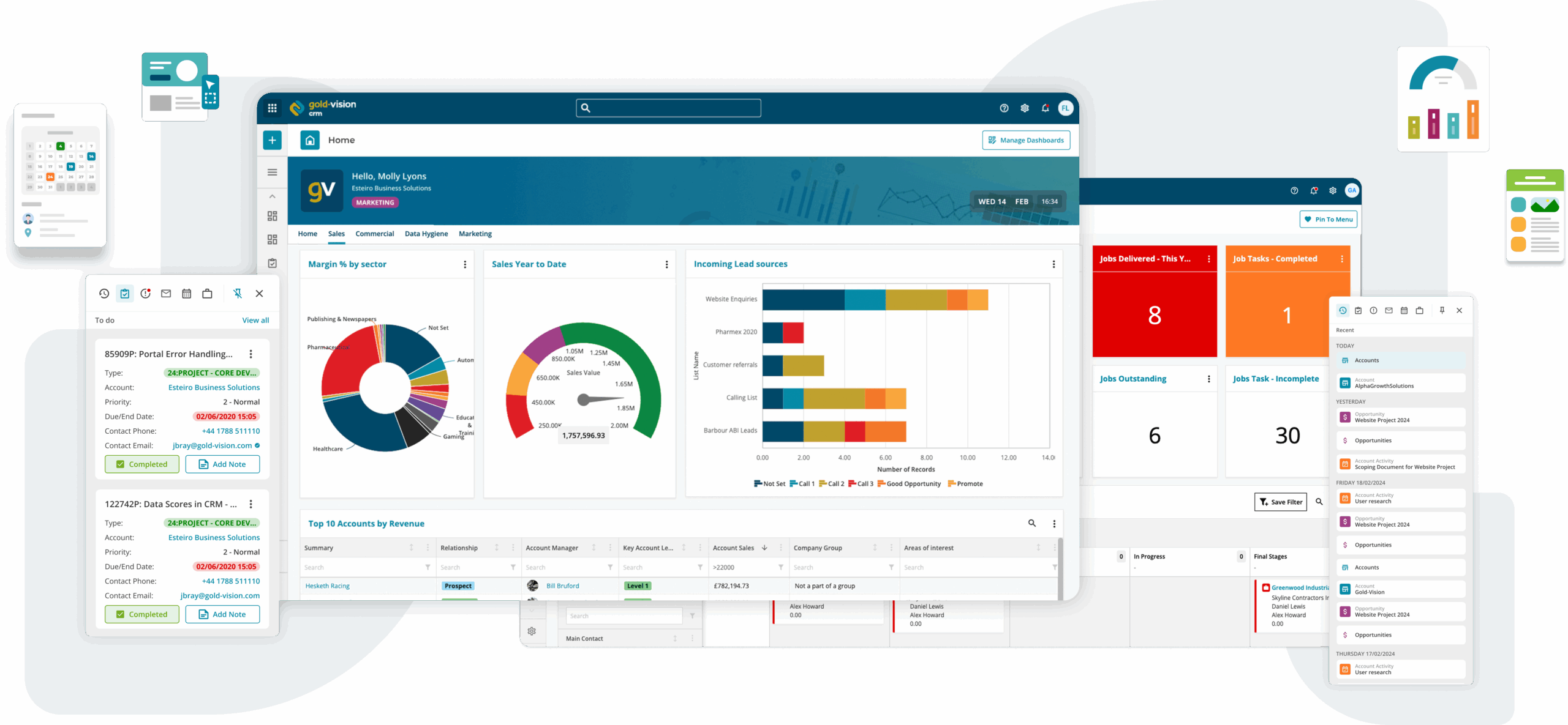 Gold-Vision CRM preview