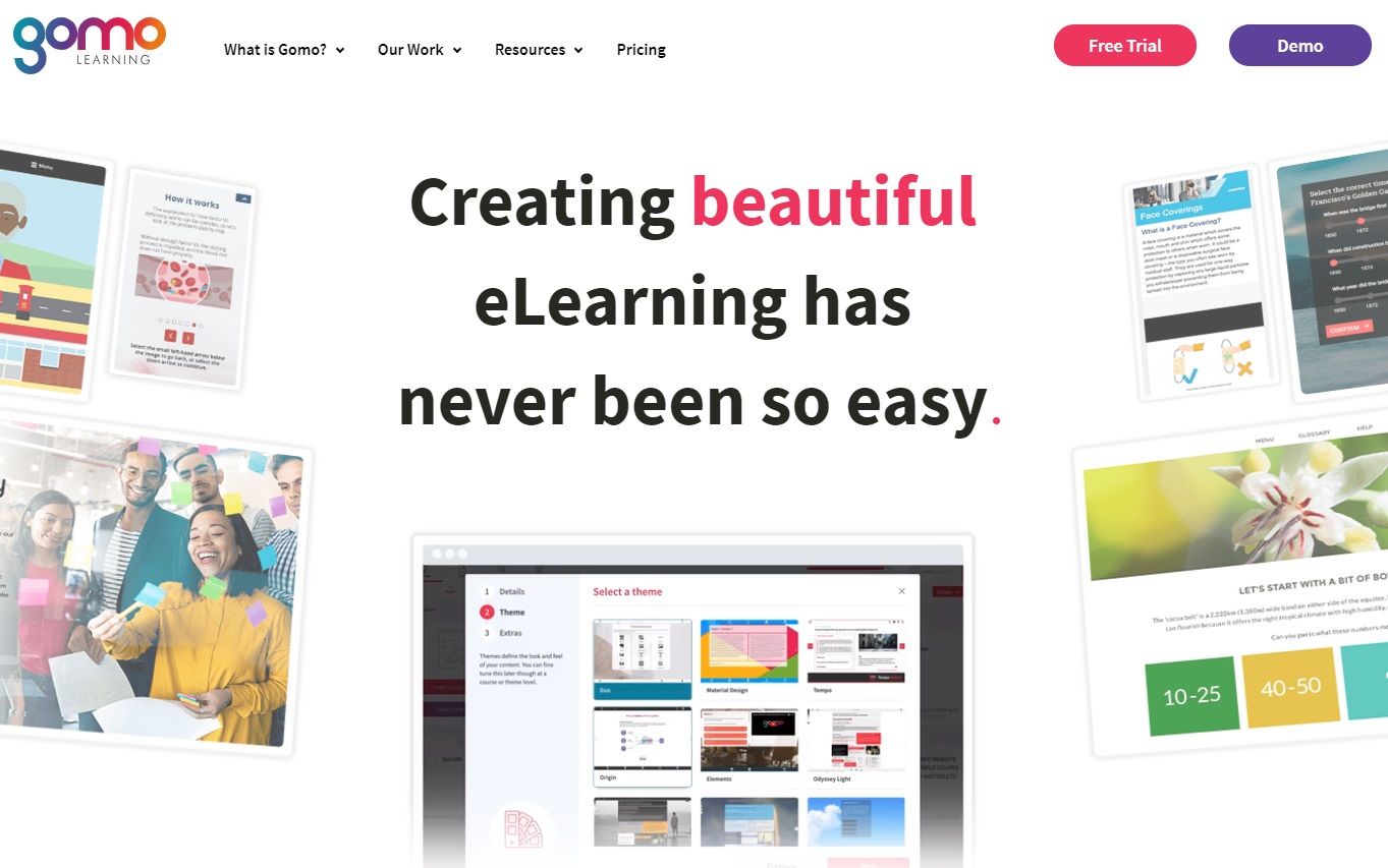 Gomo Learning preview