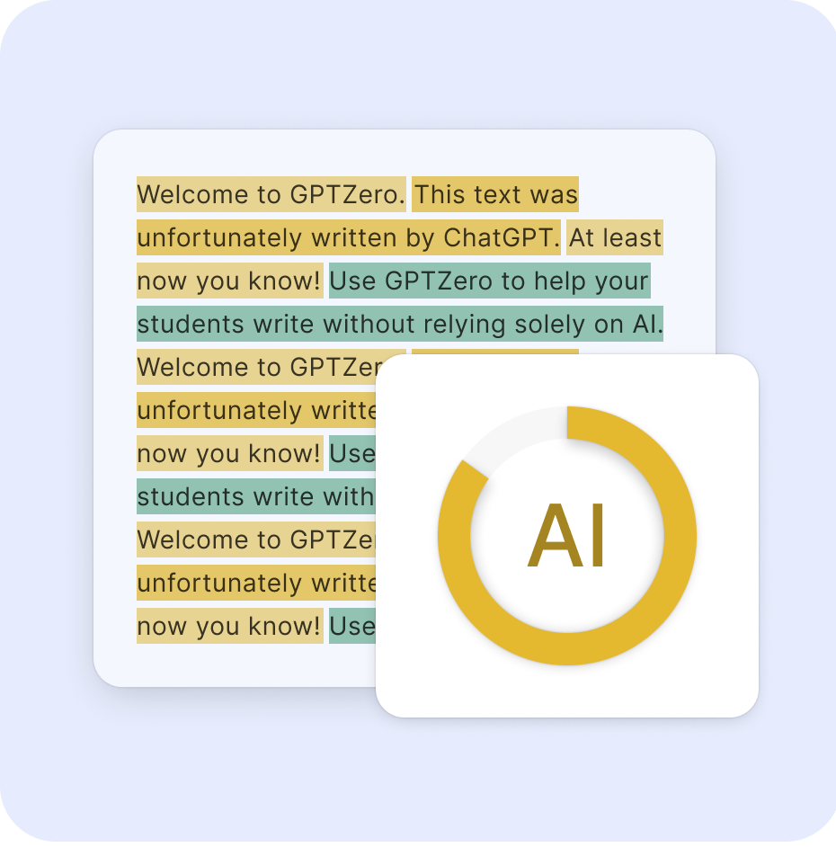 GPTZero preview
