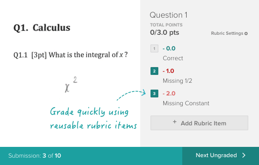 Gradescope preview