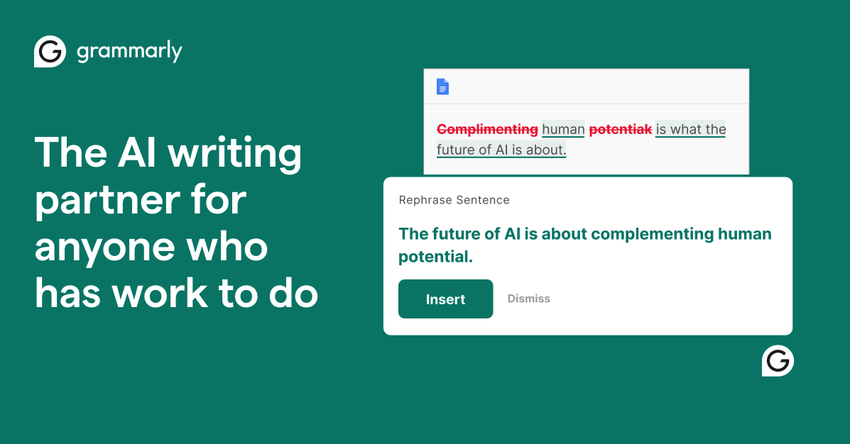 Grammarly preview
